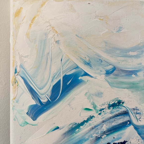 Original acrylic piece - titled Crashing Down - Picture 7 of 10